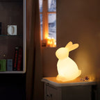 Contemporary Creative Rabbit PE LED Table Lamp for the Bedroom