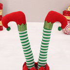 Grinch Thief Elf Legs Holiday Ornament