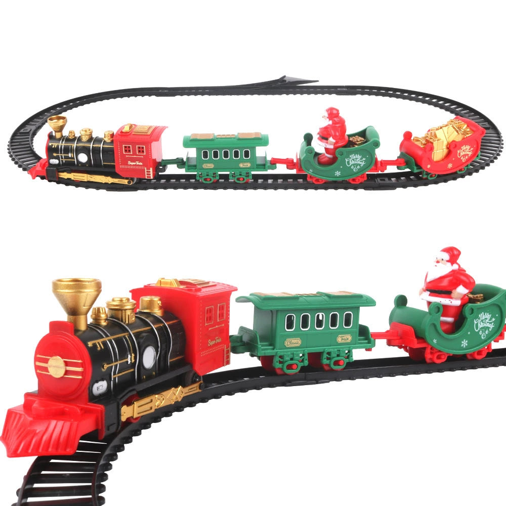 Mini Electric Christmas Track Train Set