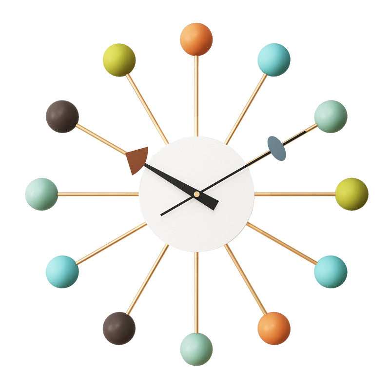 Decorative large silent wall clock for the living room 21 inches