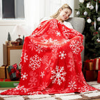 Christmas Blanket Soft Flannel Christmas Plush Holiday Blanket