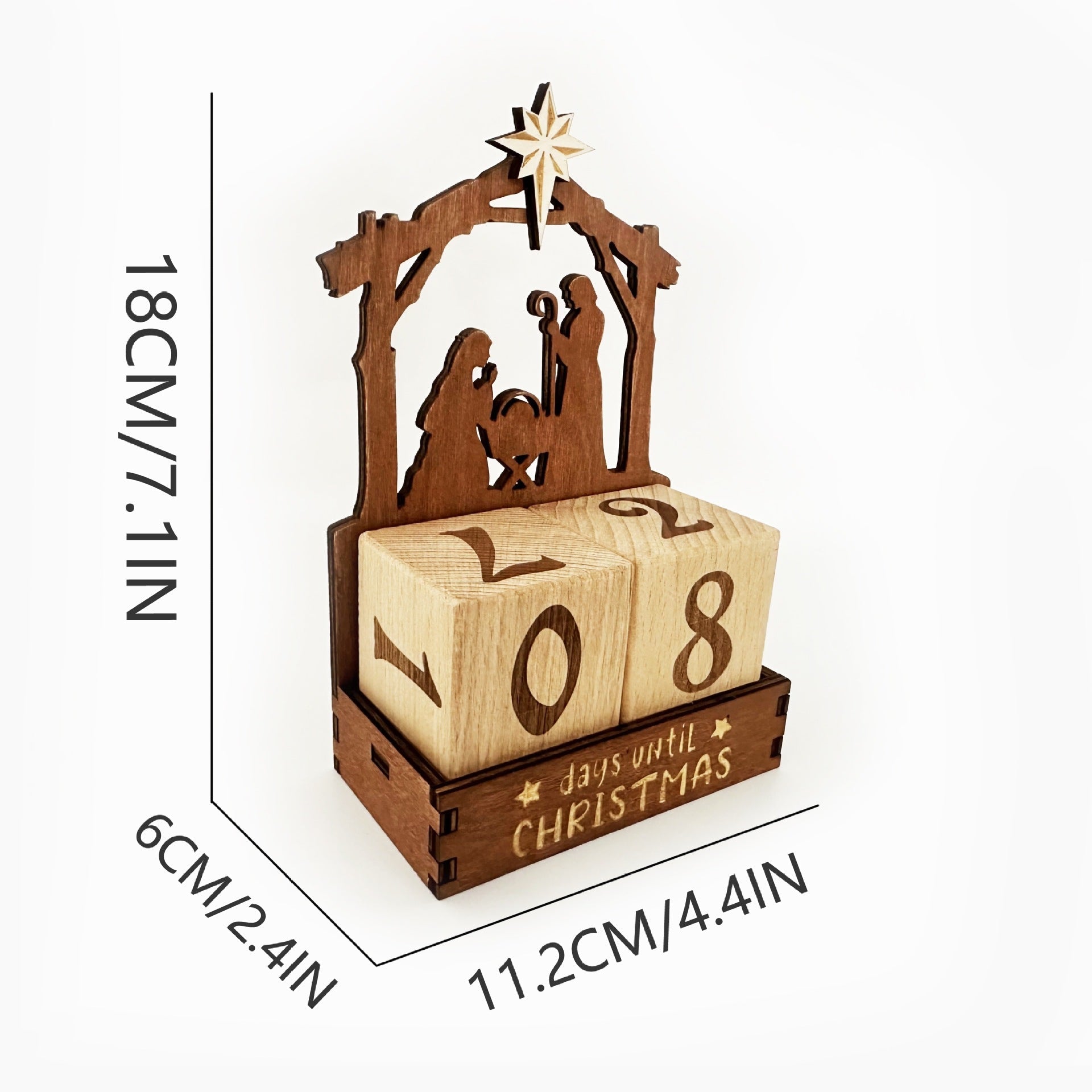Creative DIY Wooden Christmas Advent Calendar