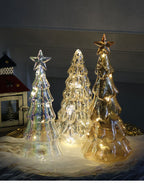 Mini Luminous Glass Christmas Tree Ornament