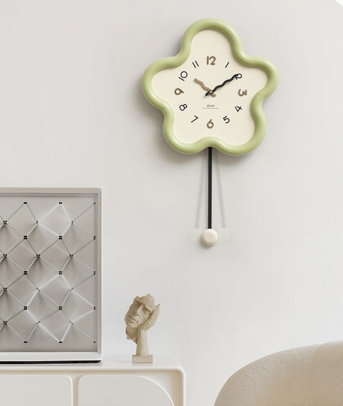 Cute Pendulum Wall Clock Decoration