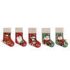 Christmas Socks Gift Bag Christmas Tree Hanging Ornaments Candy Bag