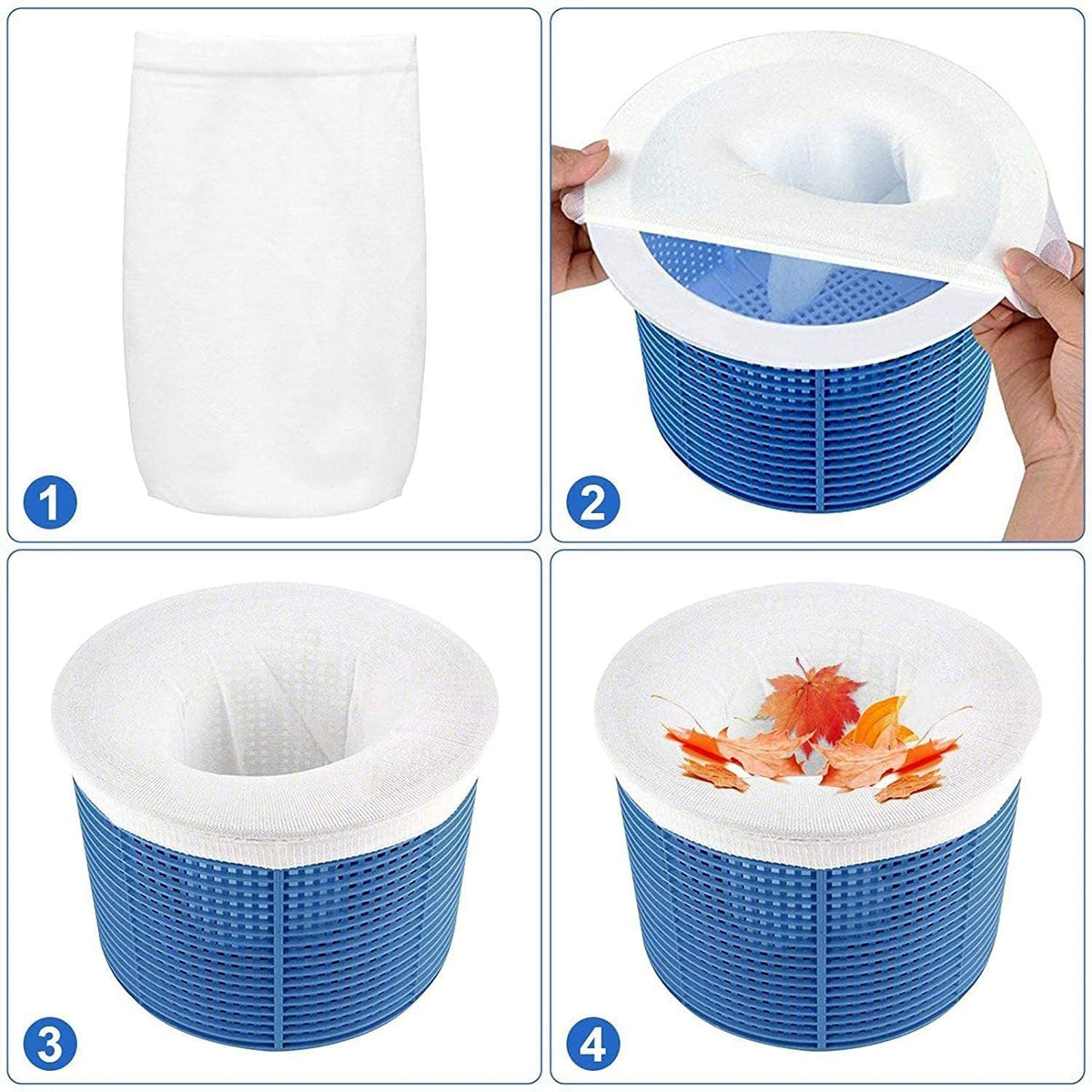 Swimming pool filter socks (10 pcs./set)