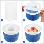Swimming pool filter socks