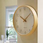 Nordic Minimalist Wood Silent Wall Clock