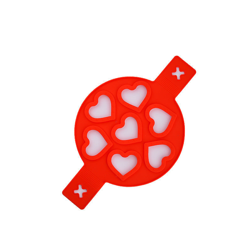 Non-stick silicone pancake mold ring