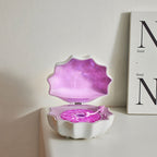 Shell Lamp Waves Retro Bluetooth Turntable LED Night Light - Perfect Gift for Kids and Girls