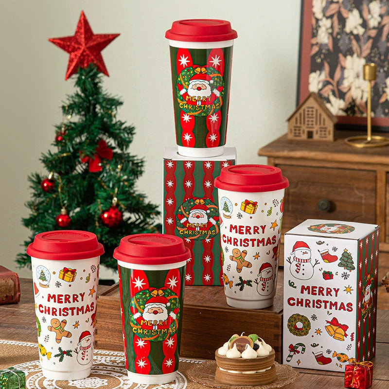Cute Ceramic Christmas Coffee Mug