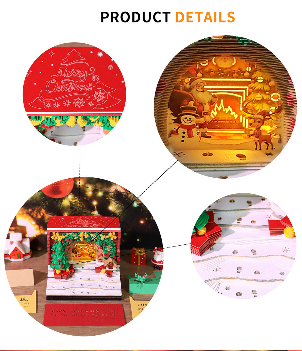 Creative Christmas 3D Arch Memo Calendar