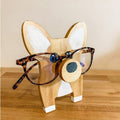 Cute wooden glasses case in animal shape