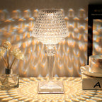 Liesbeth Crystal Lamp – Luxury Table Lamp with USB Charging Function