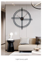 Nordic decorative large wall clock for the living room 23 inches