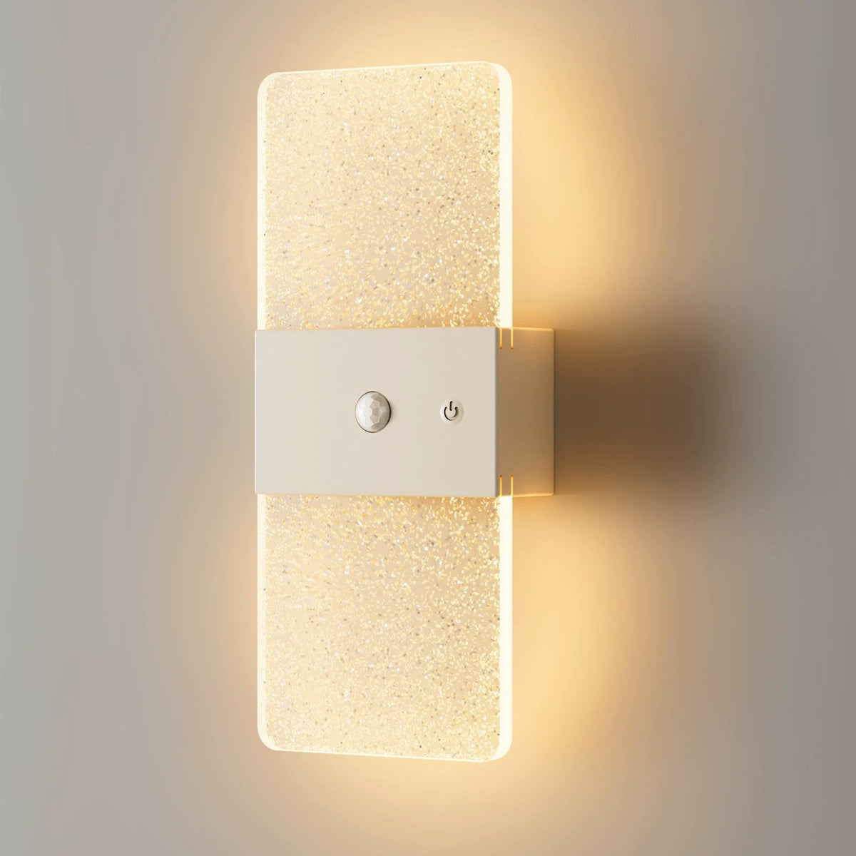 New LED Motion-Sensor Bedside Wall Lamp, Rechargeable, No-Wiring