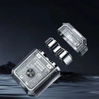 Transparent Mini Dual-Head Electric Shaver