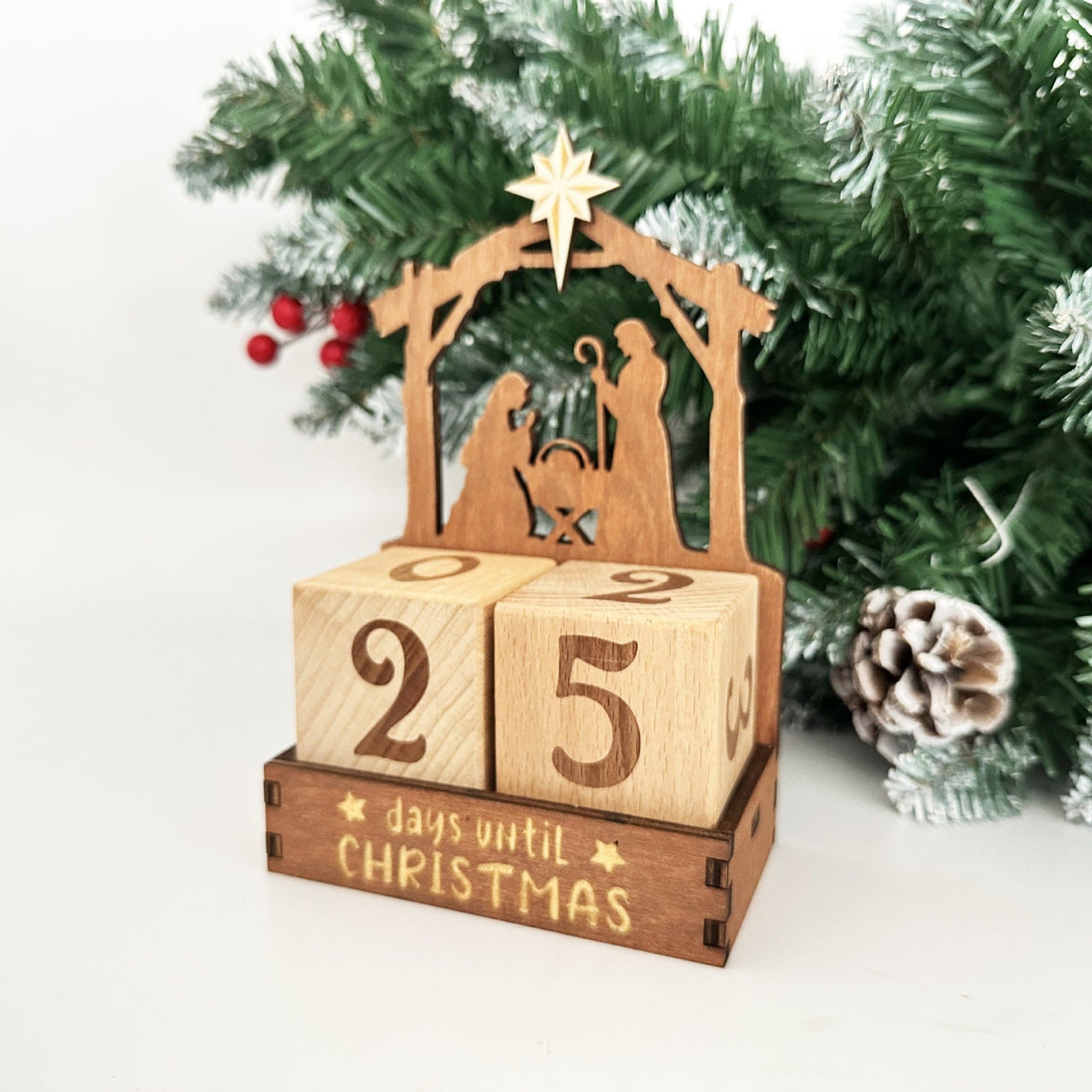 Creative DIY Wooden Christmas Advent Calendar