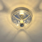French Vintage Medieval Bauhaus Ceiling Lamp
