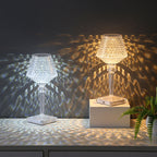 Liesbeth Crystal Lamp – Luxury Table Lamp with USB Charging Function