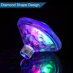 Outdoor LED Waterproof Diamond Pool Light Floating Decor