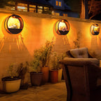 Solar Powered Wall Pot Light