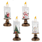 Creative Snowflake Crystal Ball Candle Light