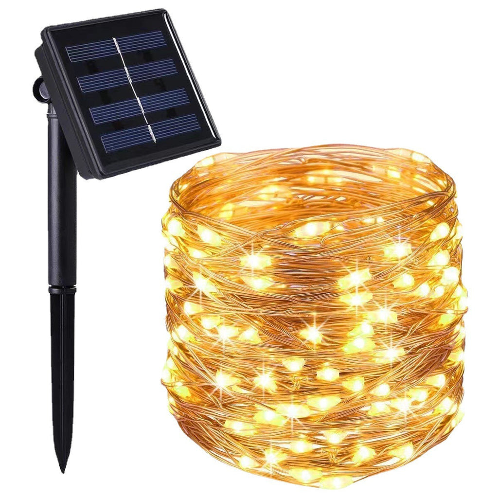 Waterproof fairy lights with solar energy