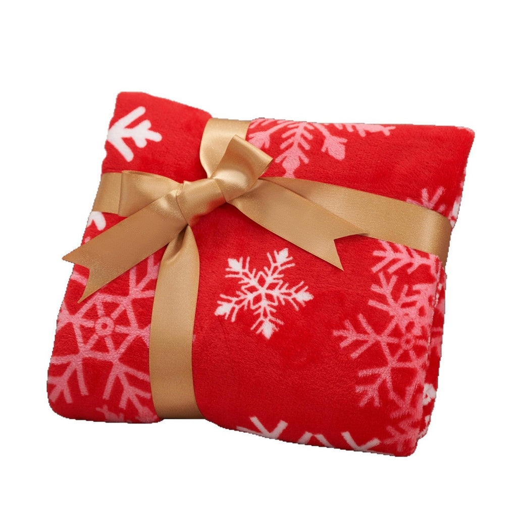 Christmas Blanket Soft Flannel Christmas Plush Holiday Blanket