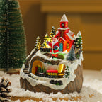 Rotating Musical USB Resin Christmas Ornament