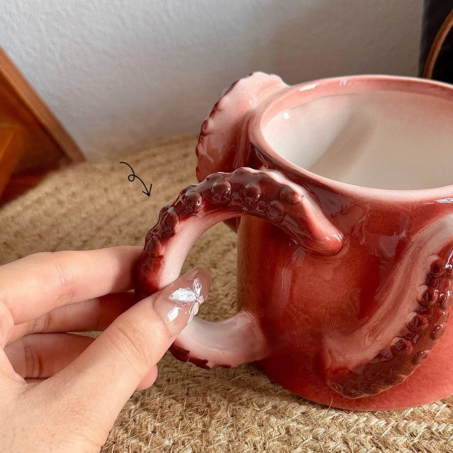 Octopus Tentacle Ceramic Coffee Mug