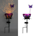 New Hollow Projection Solar Garden Light, Iron Craft Ground Stake Sunflower Lamp