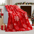 Christmas Blanket Soft Flannel Christmas Plush Holiday Blanket