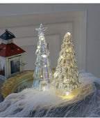 Mini Luminous Glass Christmas Tree Ornament