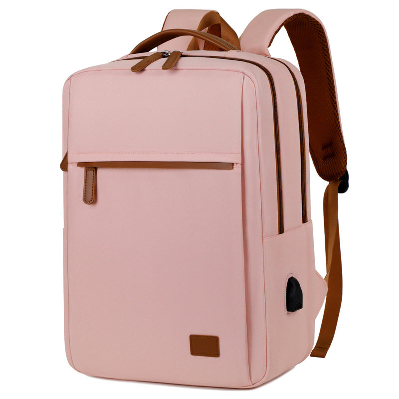 TechPort Laptop Backpack with USB Charging Port – Water-Resistant Design for 15.6-Inch Laptops