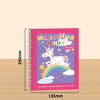 Magical self-erasing watercolor book set for children with water brush