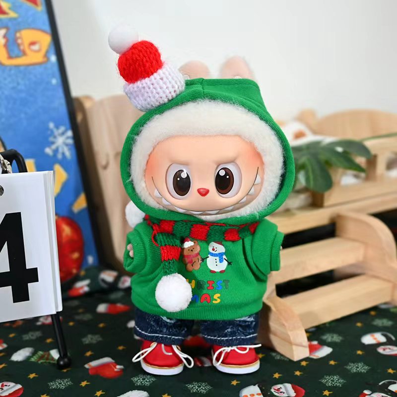 Labubu Doll Christmas Series Hoodie Apparel