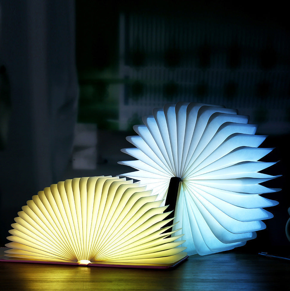 📖 Wood book lamp - For desk study gift decoration light