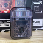 Transparent Mini Dual-Head Electric Shaver
