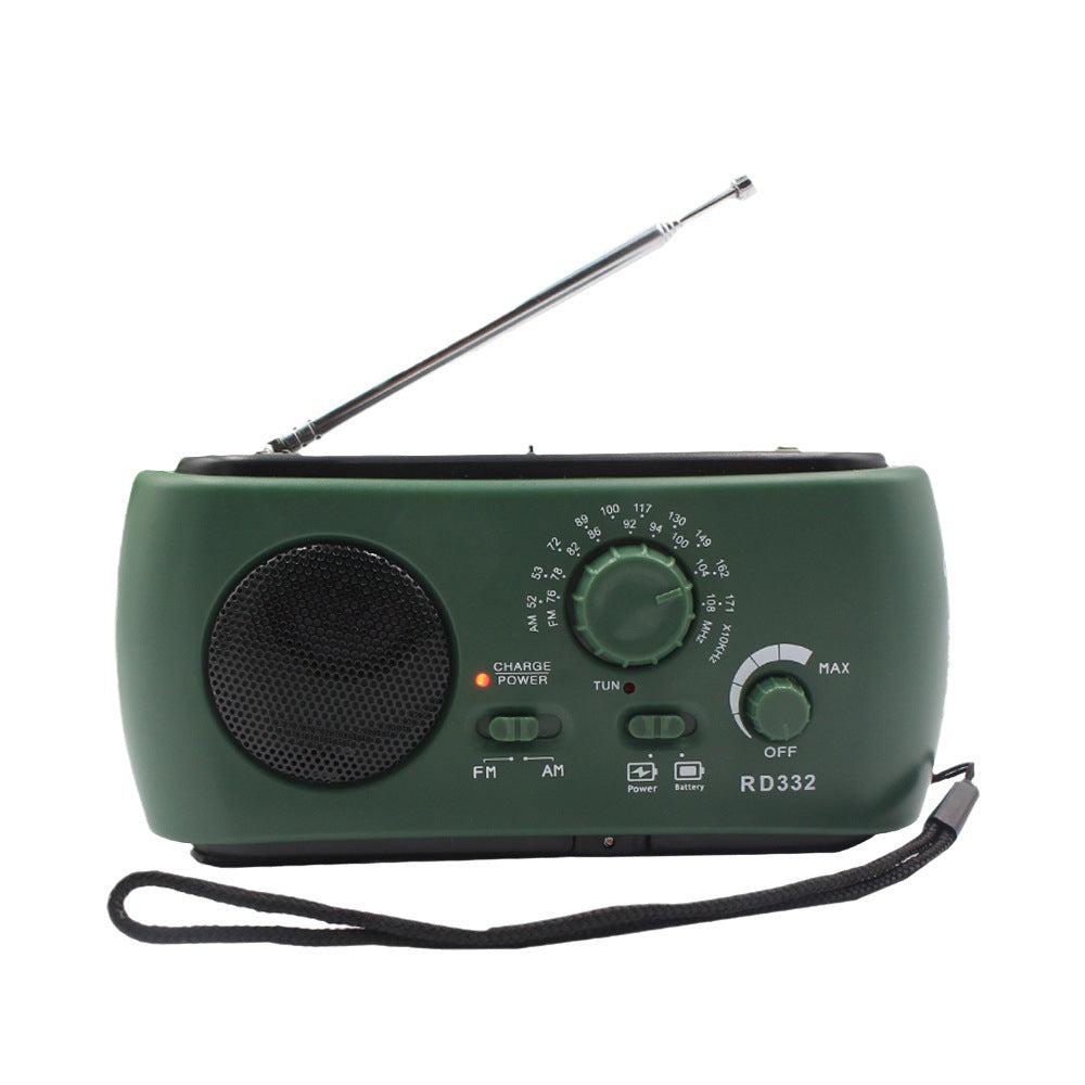 Portable Emergency Radio with AM/FM/NOAA, USB Charger, LED Flashlight, Waterproof for Camping and Outdoor Activities