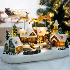 Luminous Musical Flying Deer Christmas House