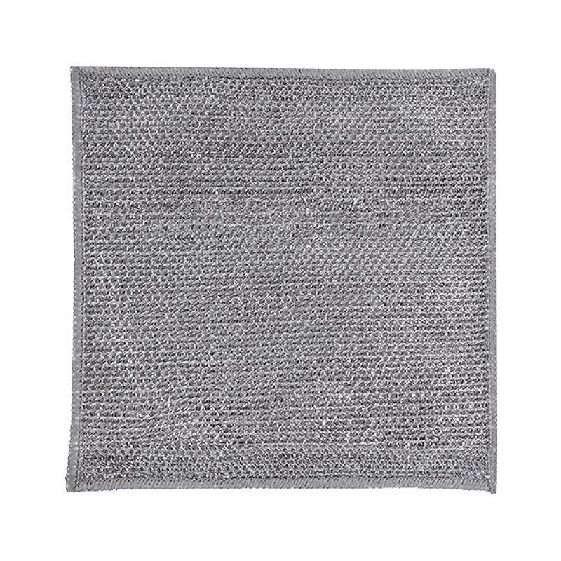 Dishcloth made of silver wire