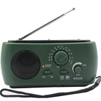 Portable Emergency Radio with AM/FM/NOAA, USB Charger, LED Flashlight, Waterproof for Camping and Outdoor Activities