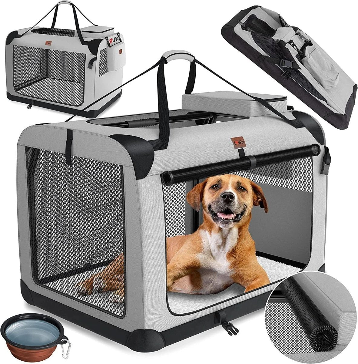 Foldable Luxury Bag for Stress-Free Travel with Pets