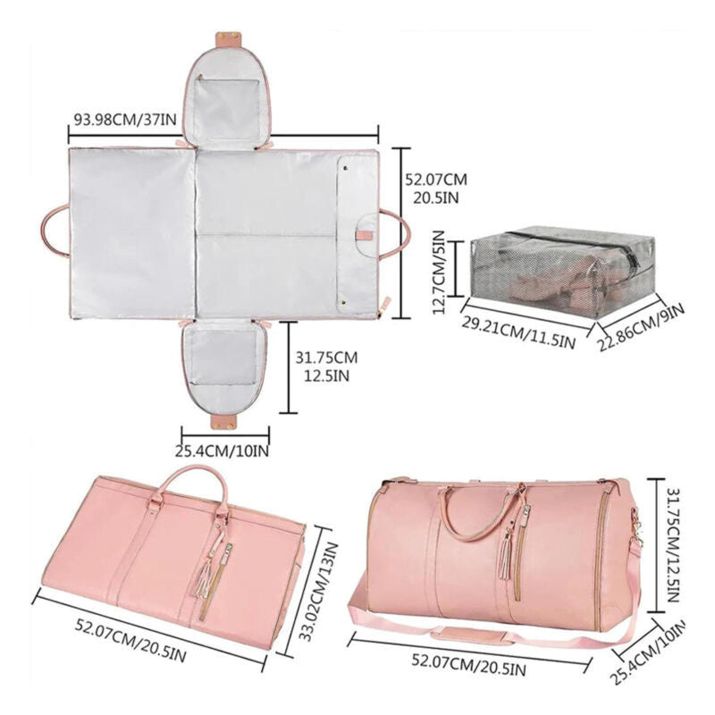 Travel bag with extra space