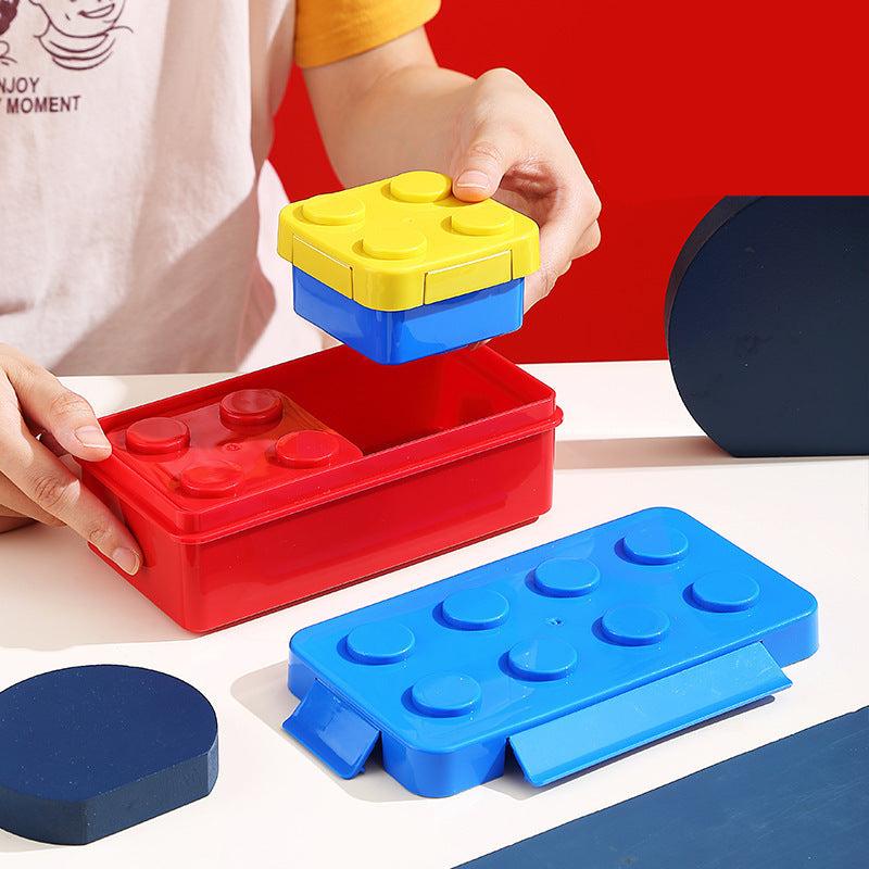 Cute Building Block Lunchbox for Kids