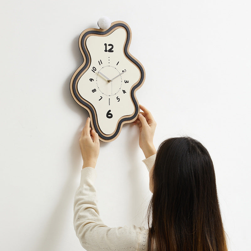 Creative irregular wall decoration Silent Clock