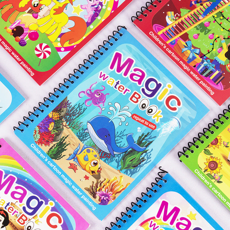 Magical Water Coloring Book for Kids