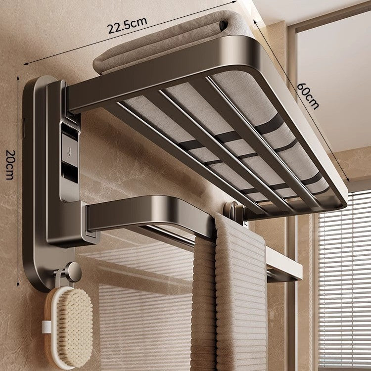 Folding Suction Cup Towel Holder