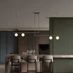 Nordic Glass Linear Luxury Pendant Lamp